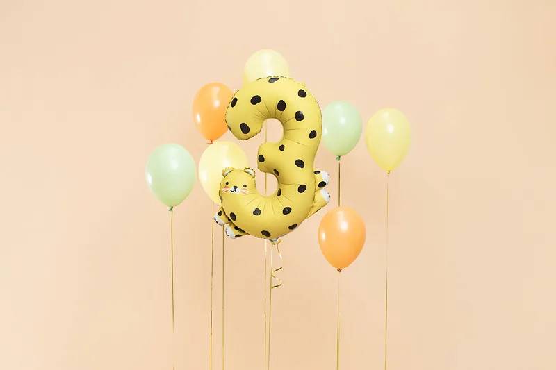 Balon foliowy Cyfra 3 Gepard 68x98 cm FB163-3