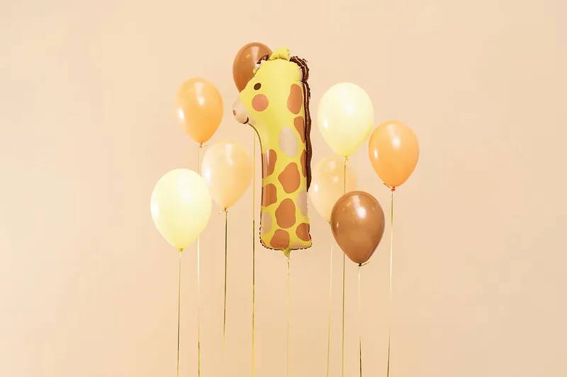 Balon foliowy Cyfra 1 Żyrafa 42x90 cm FB163-1