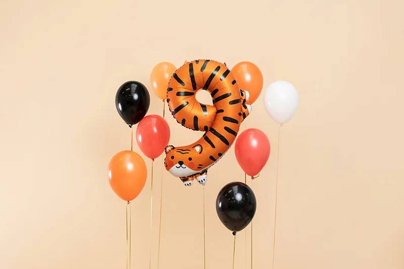 Balon foliowy Cyfra 9 Tygrys 72x87 cm FB163-9