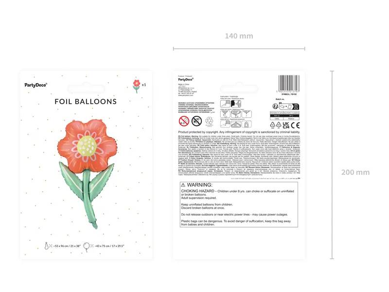 Balon foliowy Kwiatek 53x96 cm FB192