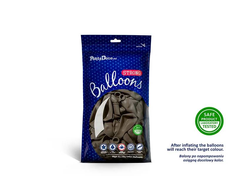 Balony Strong 12cm Pastel Cappuccino SB5P-033J