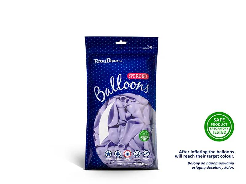 Balony Strong 12cm Pastel Light Lilac SB5P-004J