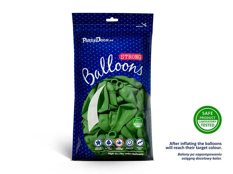 Balony Strong 30cm Pastel Bright Green Zielone 50 sztuk SB14P-102J-50