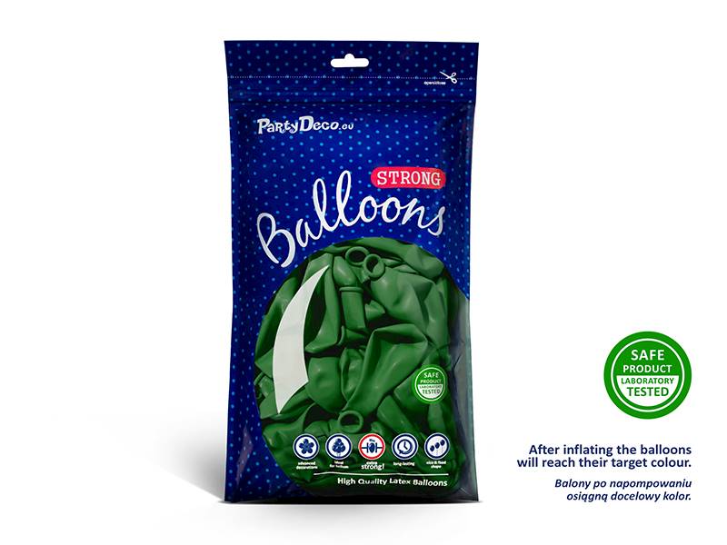 Balony Strong 30cm Pastel Emerald Green Zielone SB14P-003-50 50szt
