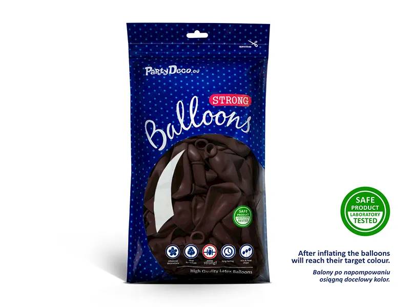 Balony Strong 30 cm Pastel Prune Bordowe 100 sztuk SB14P-032C