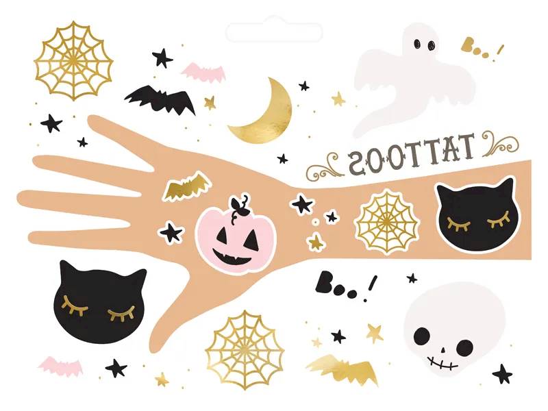 Tatuaże zmywalne BOO! Halloween TAT6