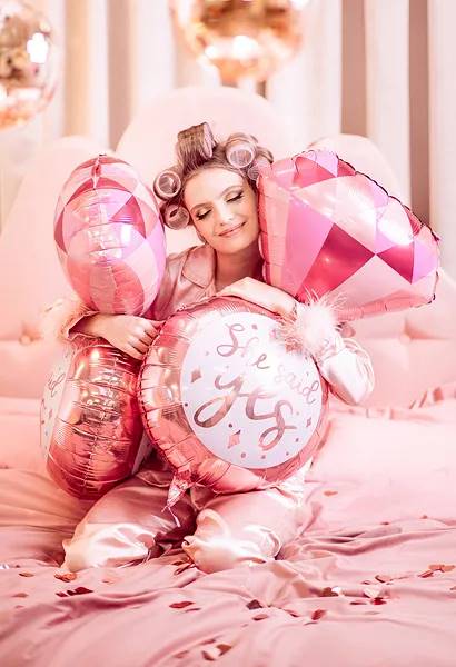 Balon foliowy Pierścionek She Said Yes 41x72 cm FB205