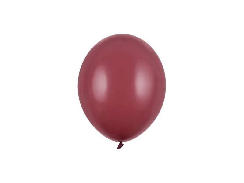 Balony Strong 12 cm Pastel Prune Bordowe 100 sztuk SB5P-032C