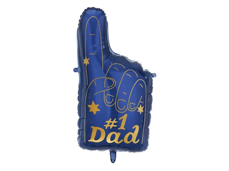Balon foliowy #1 Dad 46 x  86.5 cm FB132 rękawica