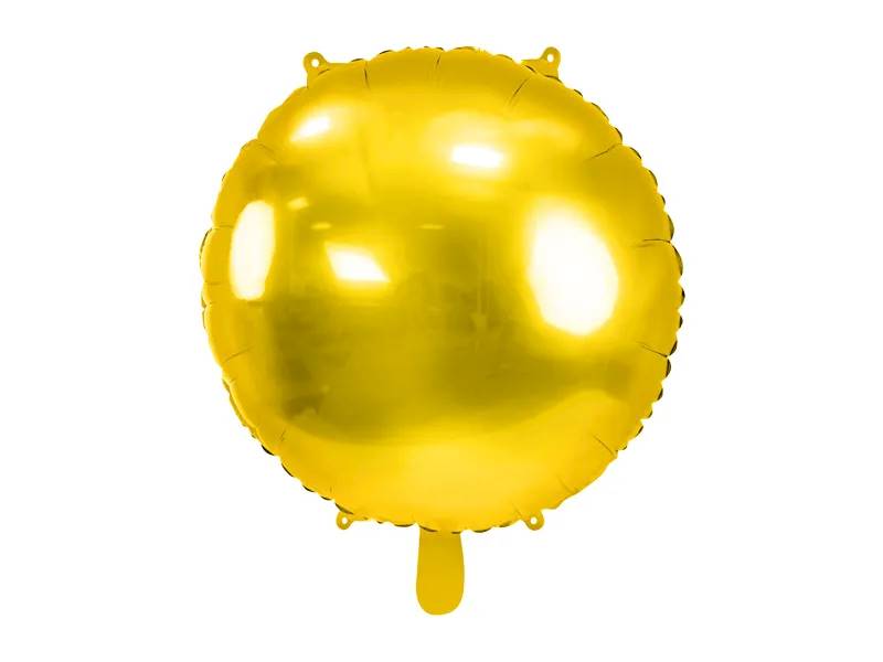 Balon foliowy okrągły Pastylka 59 cm złoty FB177-019