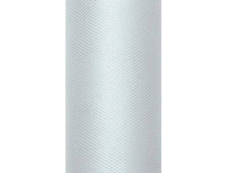 Tiul gładki szary 0,15 x 9m TIU15-091