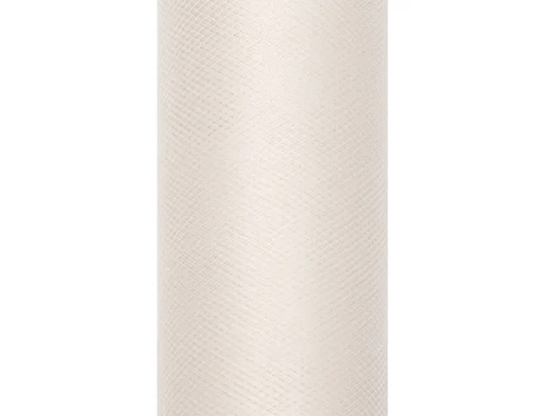 Tiul gładki kremowy 0,15 x 9m TIU15-079