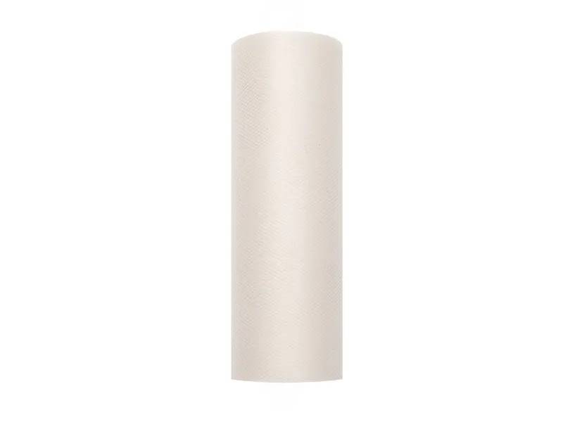 Tiul gładki kremowy 0,15 x 9m TIU15-079