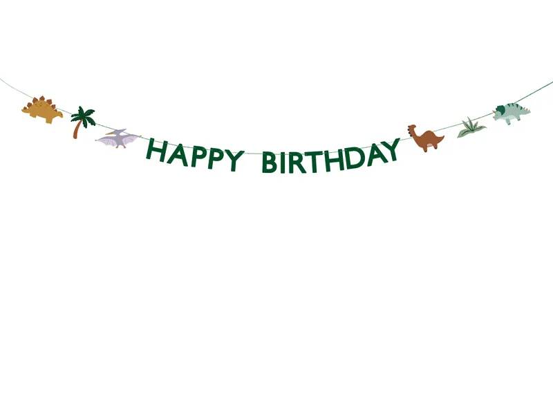 Baner Happy Birthday Dino 3 m GRL106
