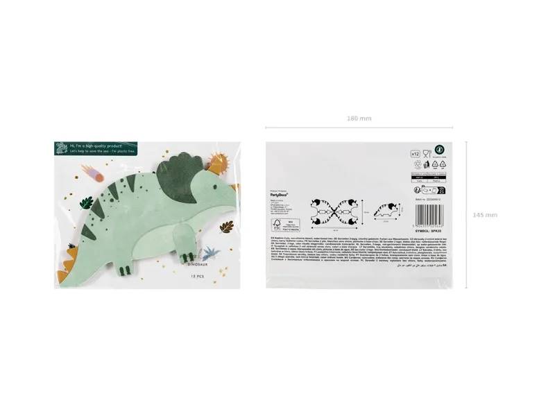 Serwetki Triceratops 18x10 cm SPK35
