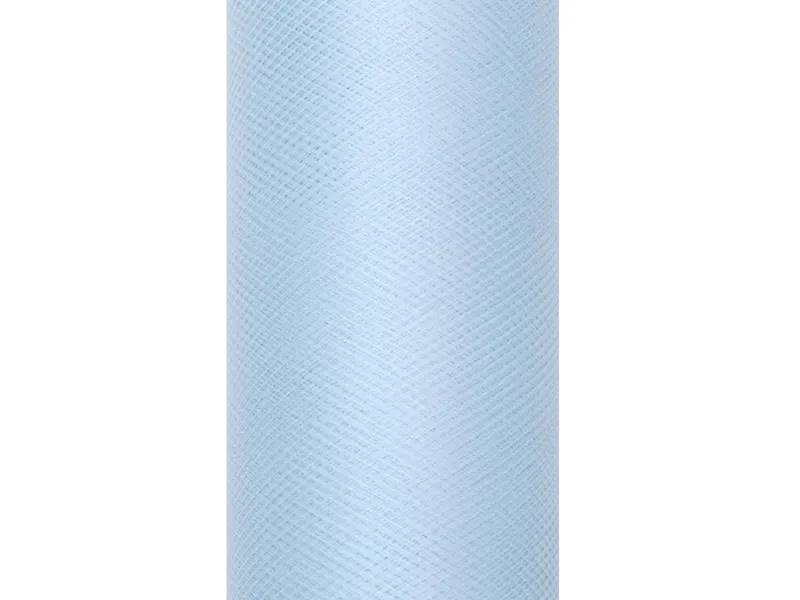 Tiul gładki błękit 0,3 x 9m TIU30-011