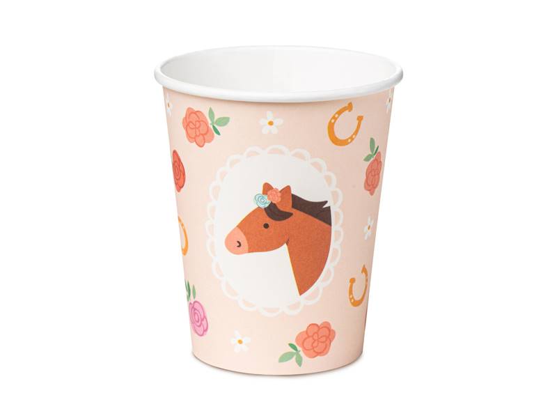 Kubeczki Konie 220 ml 6 sztuk KPP77-EU1
