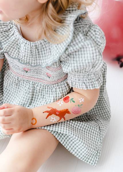 Tatuaże Konie Koniki 16 sztuk TAT18