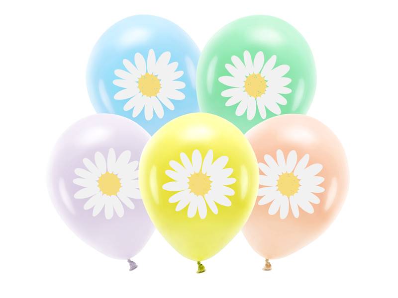 Balony lateksowe Stokrotki 5 sztuk ECO30P-201-000-5 30cm