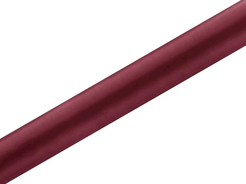 Satyna gładka bordowa 0,36 x 9m SATR36-082
