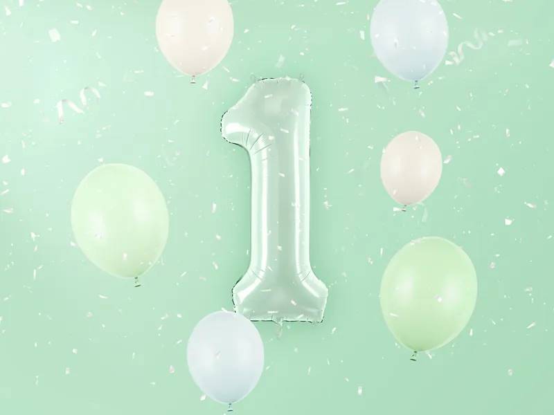 Balon foliowy Cyfra 1 72cm zielony FB230G-1-012
