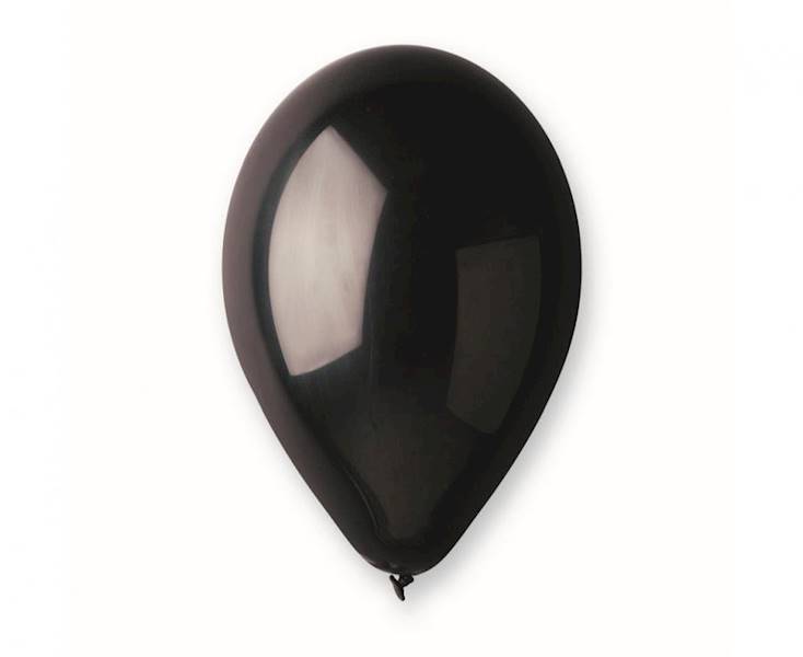 Balony Gemar 12" G110 014 pastelowe czarne 30cm 100szt