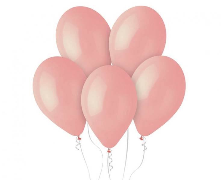 Balony Gemar 13" G120 073 pastelowe różowy delikatny 33cm 50szt