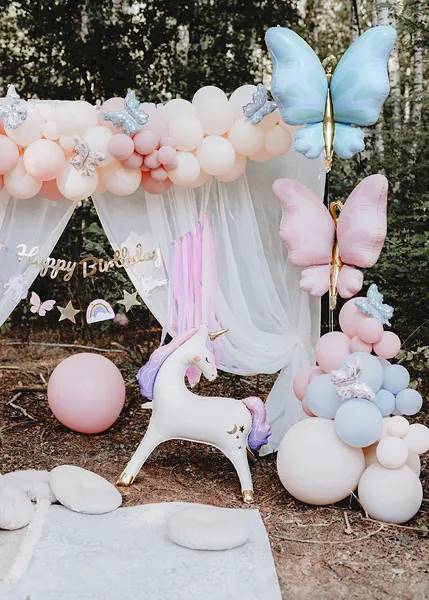 Balony foliowe do girland Motyle 19x23 cm 21 sztuk FB253