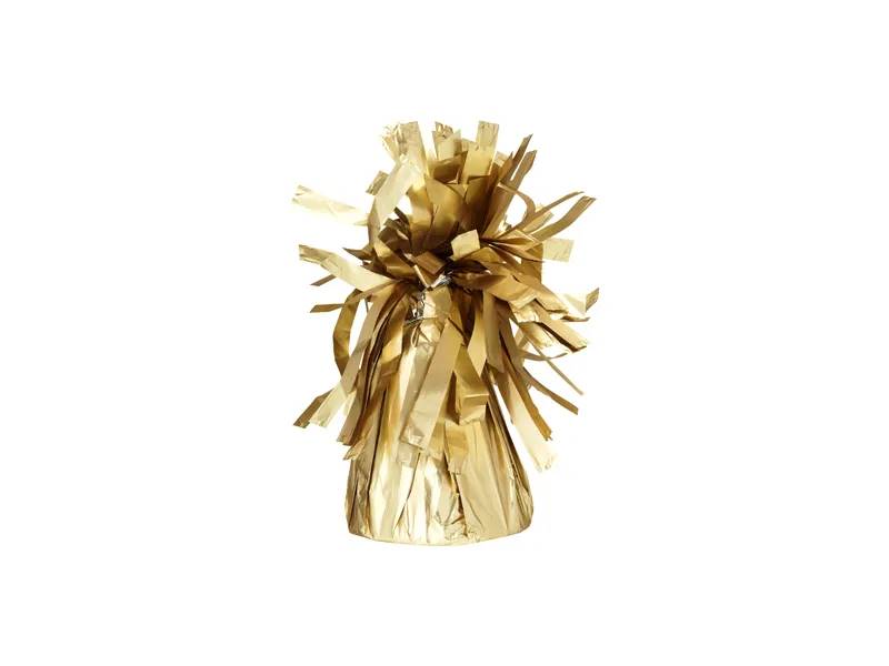 Ciężarek do balonów foliowy elegancki złoty mat CZ1S-019L