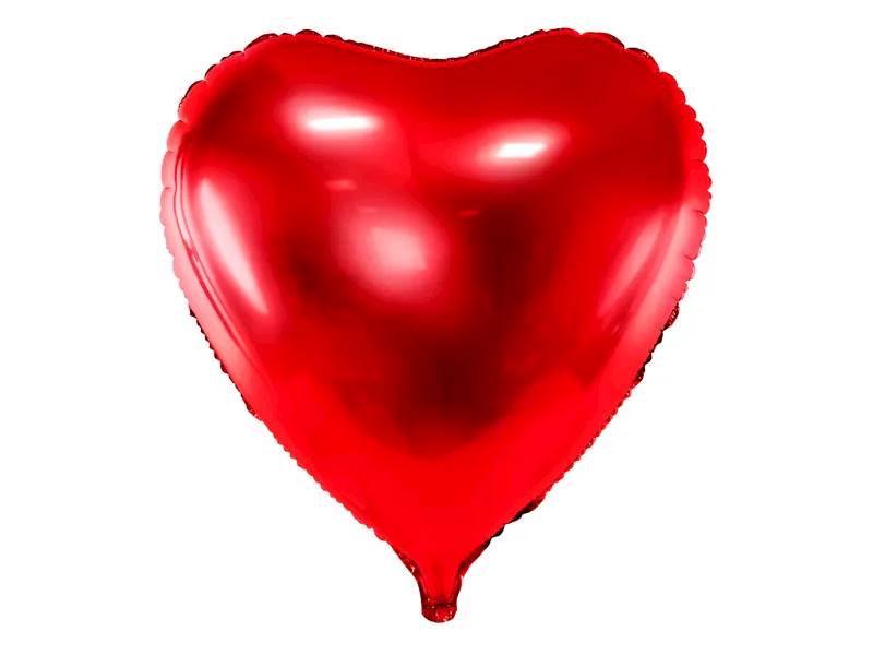 Balon foliowy Serce 68x72cm czerwony FB77M-007