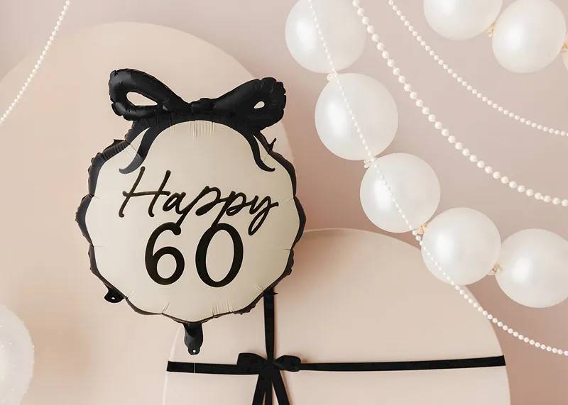 Balon foliowy pastylka Happy ''60'' 47,5x45 cm FB266-60