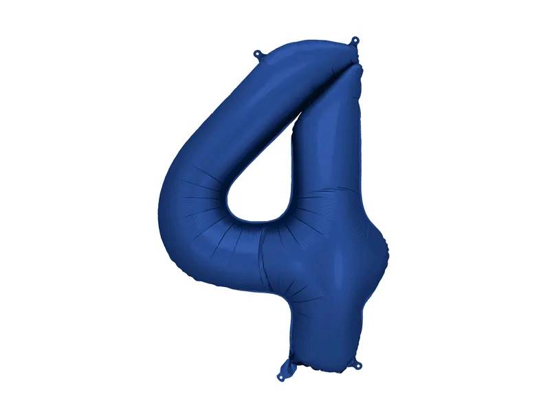 Balon foliowy Cyfra 4 86cm granat FB1S-4-074