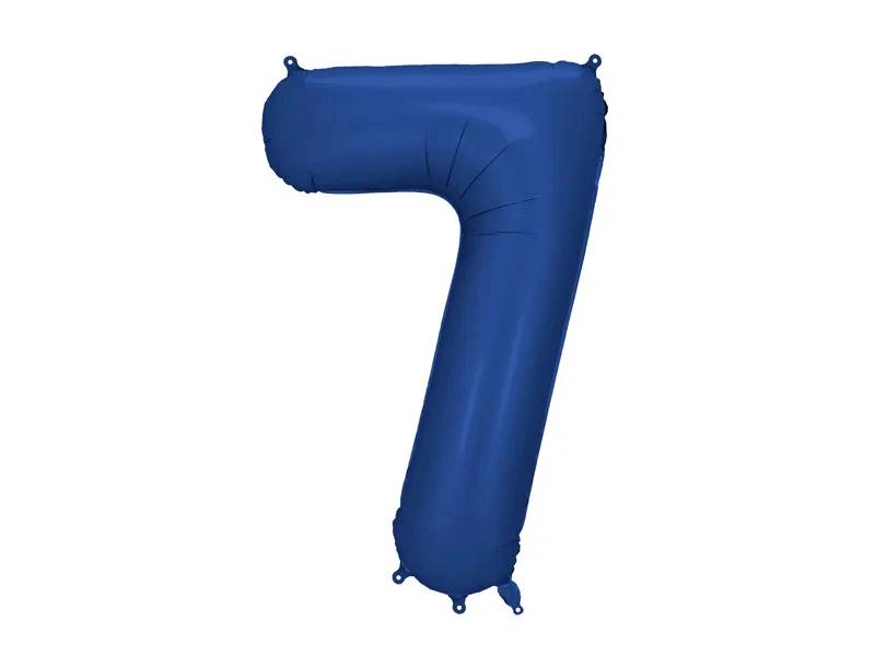 Balon foliowy Cyfra 7 86cm granat FB1S-7-074