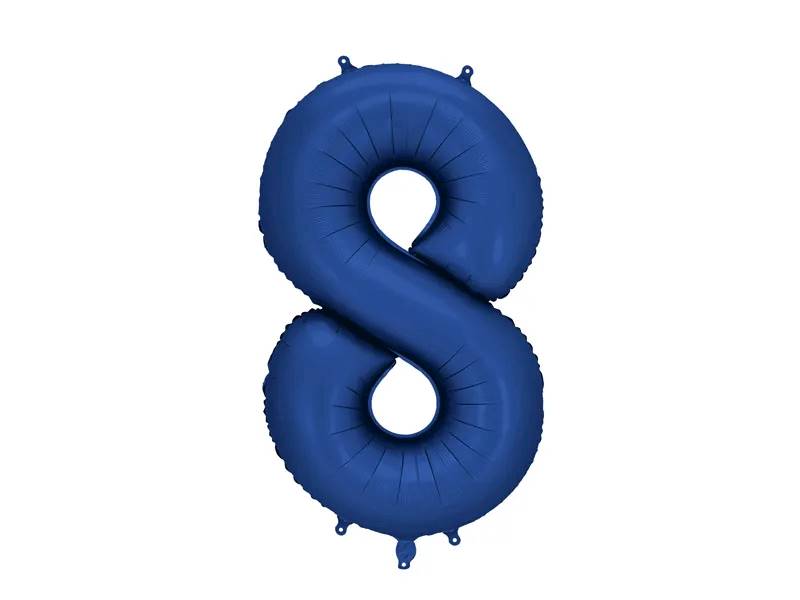 Balon foliowy Cyfra 8 86cm granat FB1S-8-074