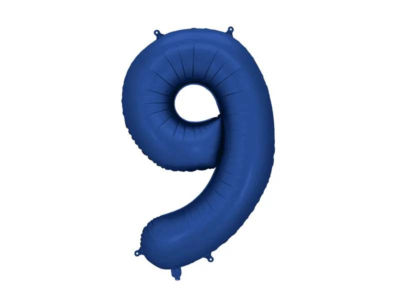 Balon foliowy Cyfra 9 86cm granat FB1S-9-074