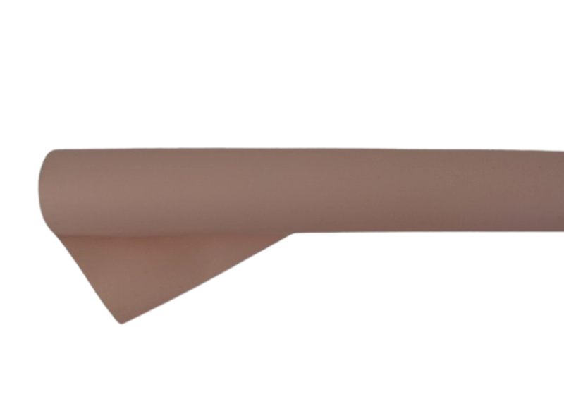 Folia florystyczna 50x8cm różowa pudrowa Sysz-C08