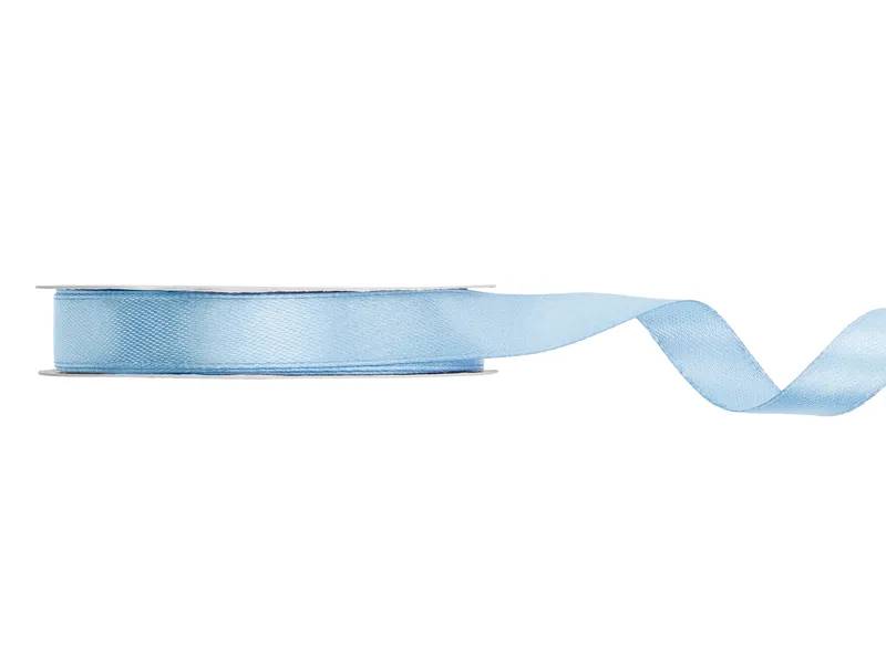 Tasiemka satynowa jasny mglisty niebieski 12mm/25m TS12-093J