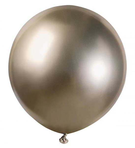 Balony Gemar GB150 19" Shiny szampańskie złoty glossy platynowe 48cm 25szt 085