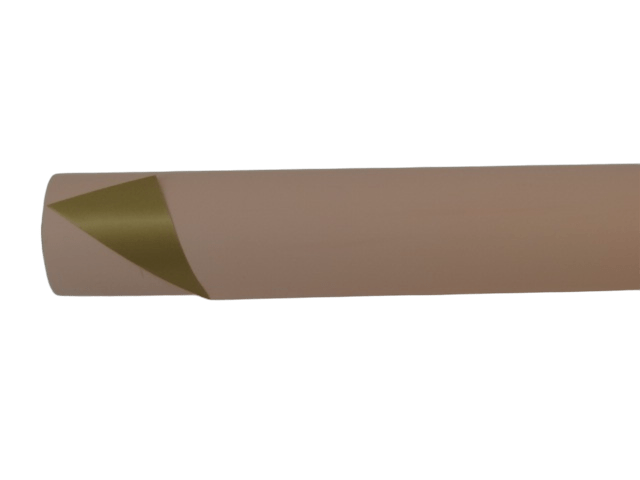 Folia florystyczna dwustronna łososiowo-złota SJCZ-8 58cm x 8m