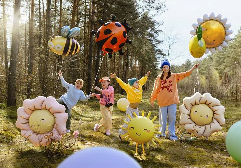 Balon foliowy słońce stojący z helem FB280-084