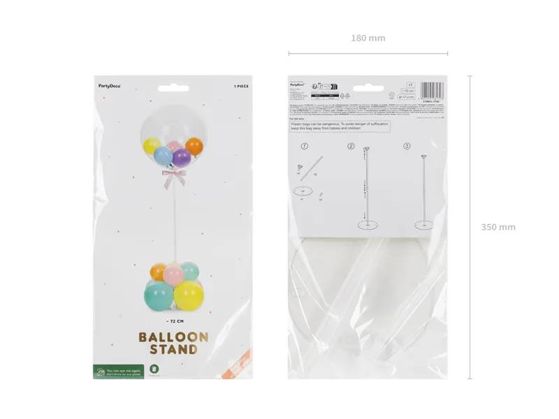 Stojak na balon pojedyńczy- patyk z koszykiem STB4
