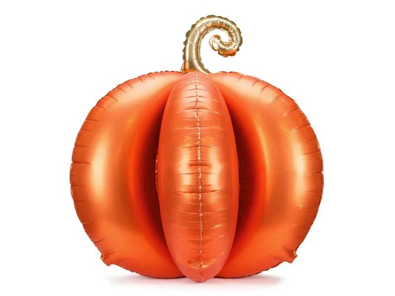 Balon foliowy stojący dynia pomarańczowa 90x90cm FB299-005