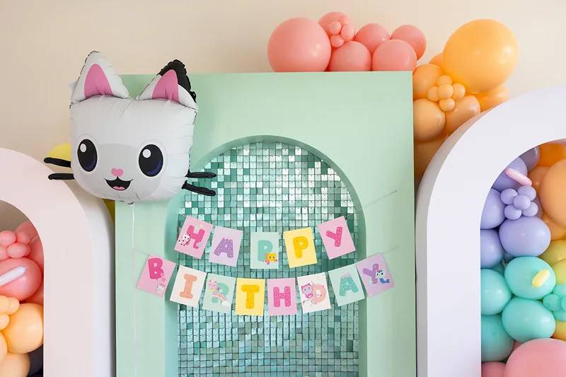 Balon foliowy Koci Domek Gabi kiciuś panduś Fb324