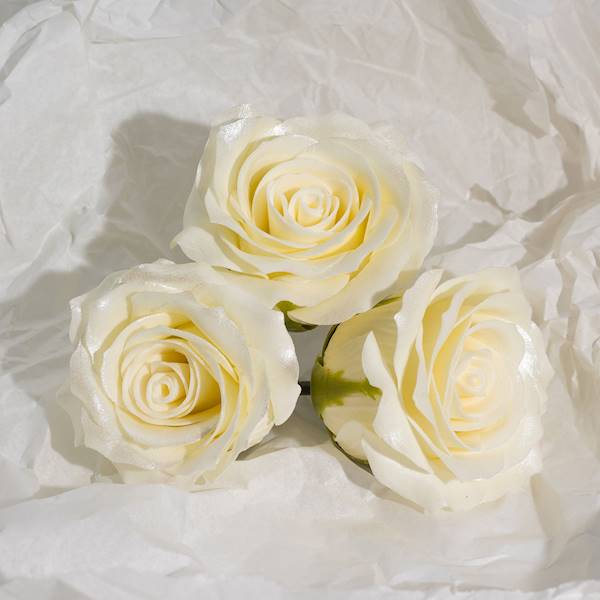 Róża mydlana z błyszczącym wykończeniem 25szt