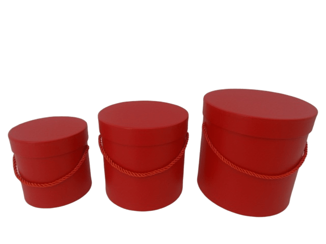 Pudełko flowerbox czerwone 3w1 W5070/3 red