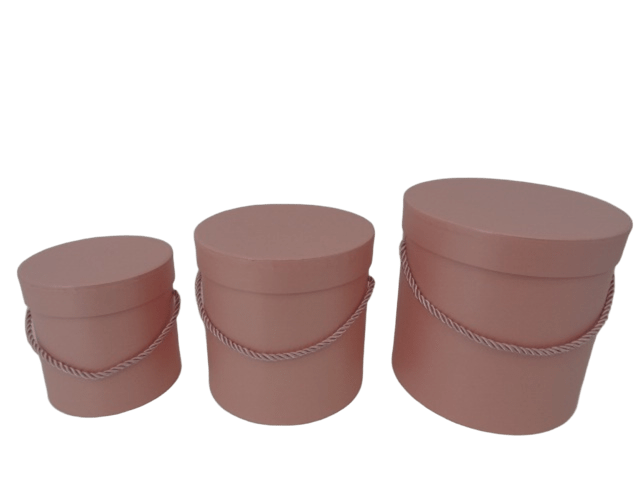 Pudełko flowerbox różowe 3w1 W5070/3 Pink