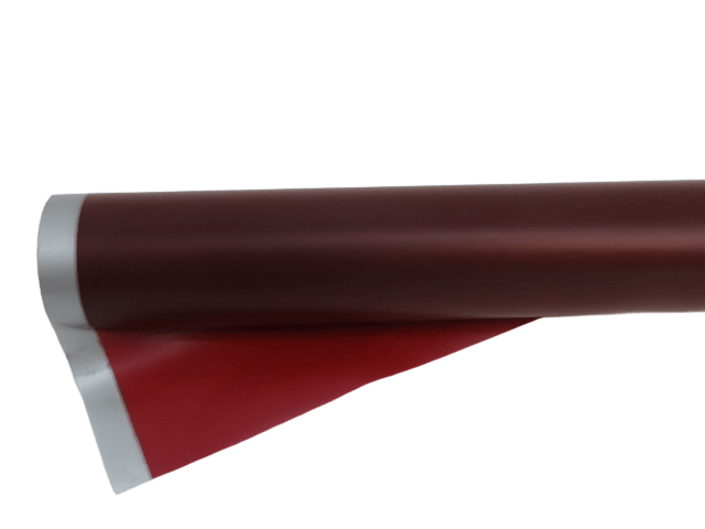 Folia florystyczna bordowa ze srebrnym brzegiem 50cmx8m transparentna rolka HS9-07/50x8m