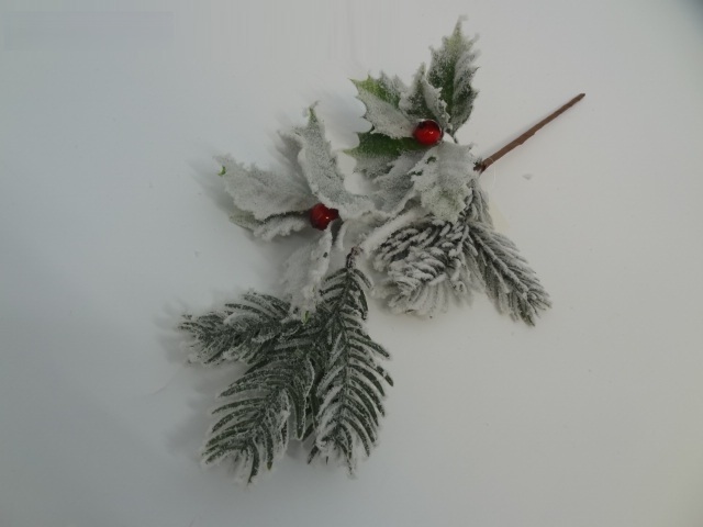 Gałązka świąteczna BRS60-8381 40cm