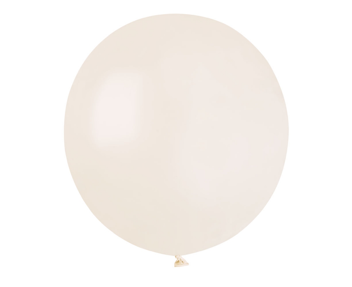 Balony Gemar 19" G19 106 lniane kremowe  48cm 25szt