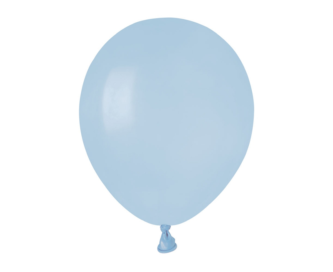 Balony Gemar 5" A50 108 Pastelowe powder blue pudrowy niebieski baby blue jasny niebieski 13cm 100szt